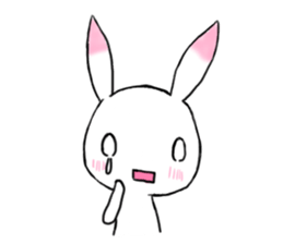 apologizes rabbit sticker #3894635