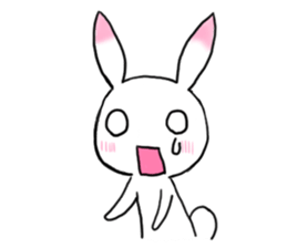 apologizes rabbit sticker #3894637