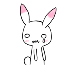 apologizes rabbit sticker #3894638