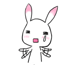 apologizes rabbit sticker #3894640