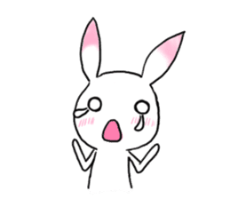 apologizes rabbit sticker #3894642