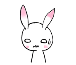 apologizes rabbit sticker #3894643