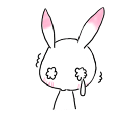 apologizes rabbit sticker #3894645