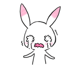 apologizes rabbit sticker #3894646