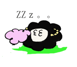 costume black sheep sticker #3894729