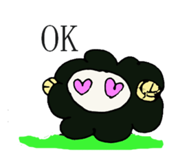 costume black sheep sticker #3894735