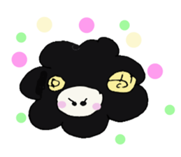 costume black sheep sticker #3894736