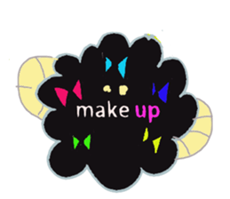 costume black sheep sticker #3894740