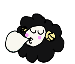 costume black sheep sticker #3894750