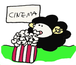 costume black sheep sticker #3894751