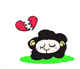 costume black sheep sticker #3894753