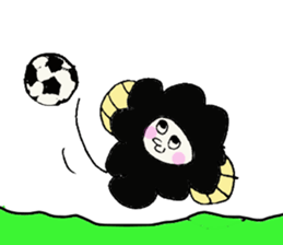 costume black sheep sticker #3894757