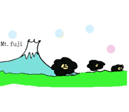 costume black sheep sticker #3894758