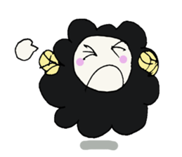 costume black sheep sticker #3894759