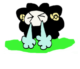 costume black sheep sticker #3894765