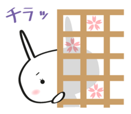 Polite Friendly Rabbit sticker #3894851