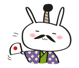 Polite Friendly Rabbit sticker #3894886