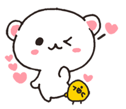 lovesick bear sticker #3894943