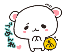 lovesick bear sticker #3894955