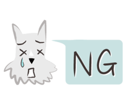 Love Schnauzer sticker in daily use sticker #3895084