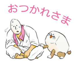 Okome Ken and Omochy sticker #3895228