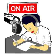 A day of an announcer sticker #3895294