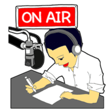 A day of an announcer sticker #3895294