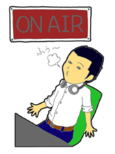 A day of an announcer sticker #3895295