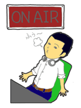 A day of an announcer sticker #3895295