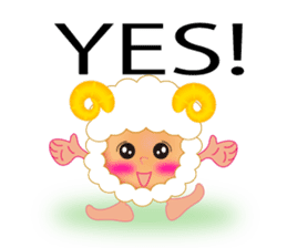 Cute Sheep Onion and Carrot-boy sticker #3896167