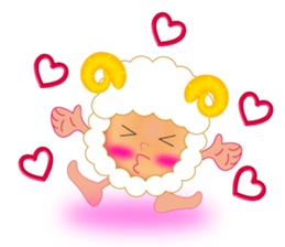 Cute Sheep Onion and Carrot-boy sticker #3896169