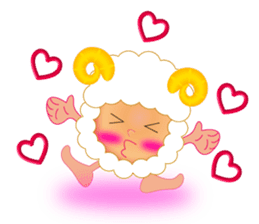 Cute Sheep Onion and Carrot-boy sticker #3896169