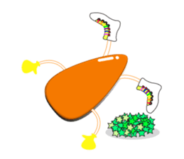 Cute Sheep Onion and Carrot-boy sticker #3896179