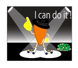 Cute Sheep Onion and Carrot-boy sticker #3896182