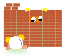 Cute Sheep Onion and Carrot-boy sticker #3896185