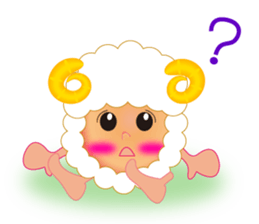 Cute Sheep Onion and Carrot-boy sticker #3896191