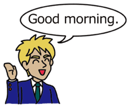 Japanese English textbook sticker #3896288