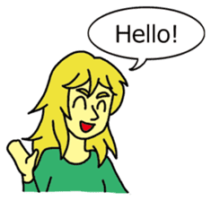 Japanese English textbook sticker #3896291