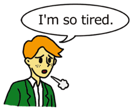 Japanese English textbook sticker #3896305