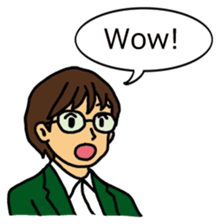 Japanese English textbook sticker #3896321