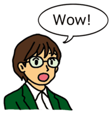 Japanese English textbook sticker #3896321