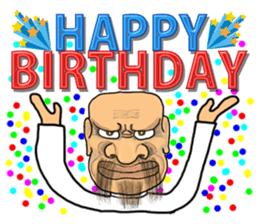 Gentle seniors who attached a mask sticker #3896423