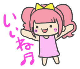 Emoticon's girl. sticker #3896544