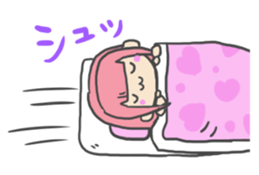 Emoticon's girl. sticker #3896564