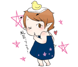 Small devil "Tama-chan" sticker #3897788