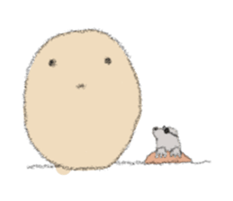 Round and square sticker #3898211