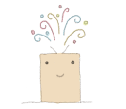 Round and square sticker #3898214