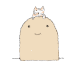 Round and square sticker #3898220