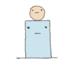 Round and square sticker #3898228