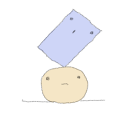 Round and square sticker #3898238